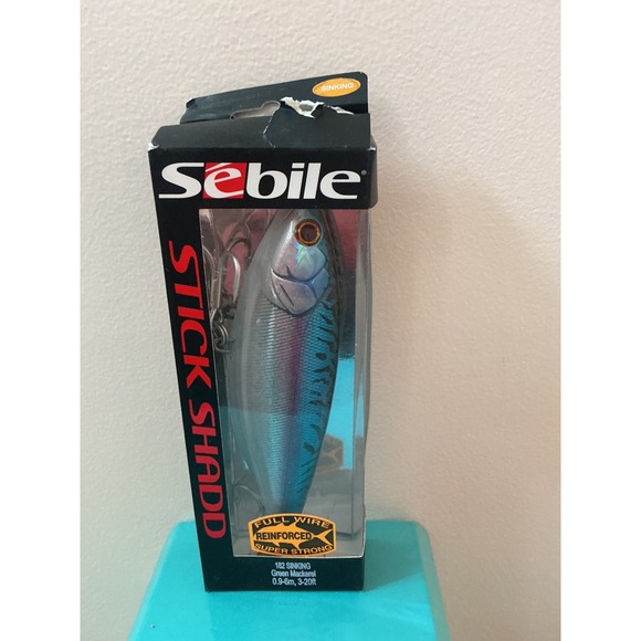 Sebile Other - Sebile Stick Shadd 182 Sinking Lure‎ Green Mackerel 182mm 134.5g SS-182-SK-GRMK